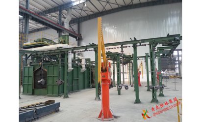 悬链通过式抛丸清理机