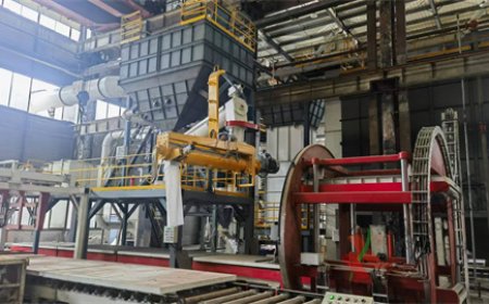 三一重工水玻璃砂自动化造型线