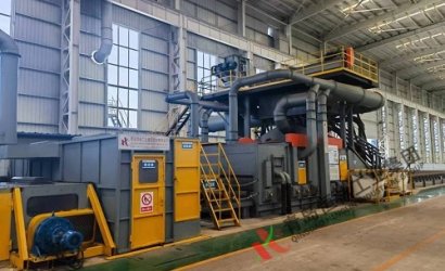 XY5500钢板预处理线全力助力德誉精工科技（日照）有限公司