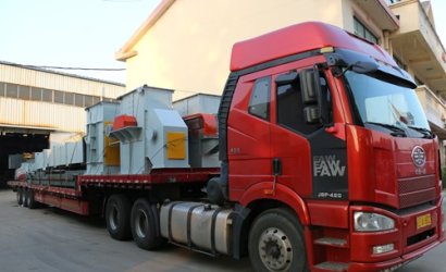 营口埃斯威特阀门公司覆膜砂壳型壳芯自动化造型线第2车发货