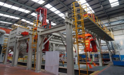 青岛恒林工业集团设计制作之V法自动化造型线