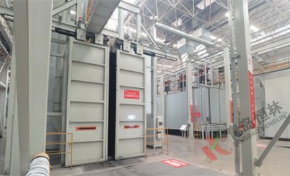 青岛恒林工业集团为三一重工(西安)灯塔工厂设计制作的宽体矿山车和支架线两套大型非标清理设备已投入使用