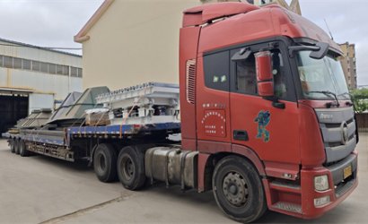 青岛恒林工业集团发三一重工树脂砂自动化造型线货第3车