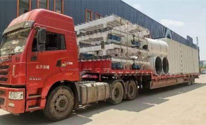 青岛恒林工业集团发三一重工树脂砂自动化造型线货第4车