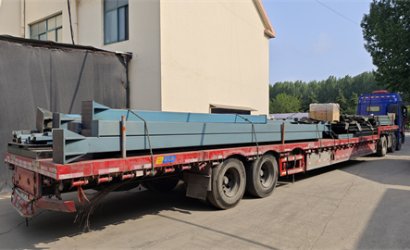 青岛恒林工业集团发三一重工树脂砂自动化造型线货第5车