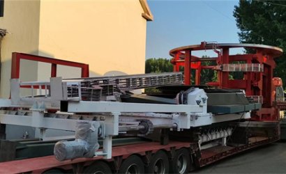 青岛恒林工业集团发三一重工树脂砂自动化造型线第7车