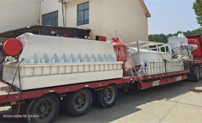 青岛恒林工业集团发三一重工树脂砂自动化造型线货第11车