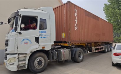 青岛恒林工业集团发俄罗斯砂处理造型线第1车