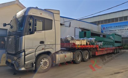 青岛恒林工业集团发湖北合创重工QXY5000钢板预处理线第3车