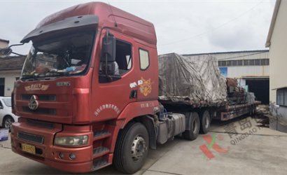 青岛恒林工业集团发湖北合创重工QXY5000钢板预处理线第4车