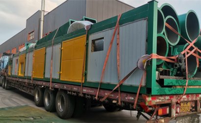 青岛恒林工业集团发湖北合创重工QXY5000钢板预处理线第6车