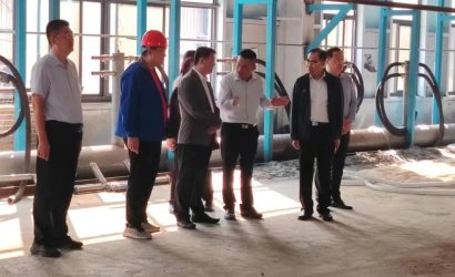 青岛恒林工业集团为山东莒南友园机械公司精心打造的V法造型生产线正式投产