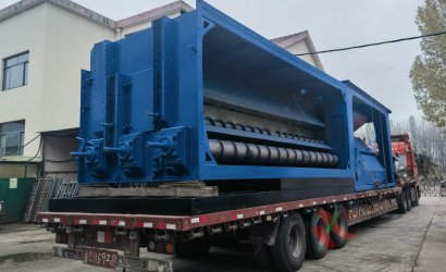 青岛恒林工业集团发河南安阳钢铁Q6955中厚板钢板线第2车