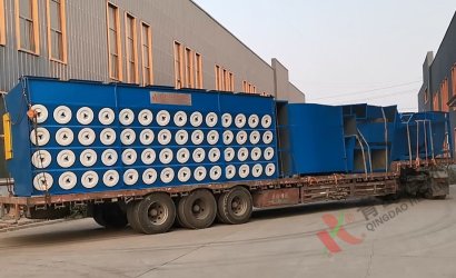 青岛恒林工业集团发河南安阳钢铁Q6955中厚板钢板线第5车