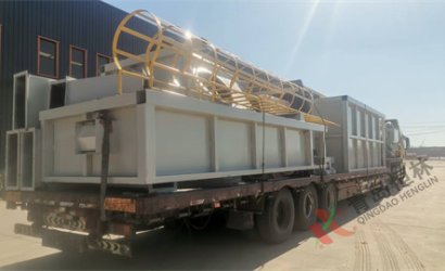 青岛恒林工业集团发山东高密Q3720吊钩式抛丸机第1车