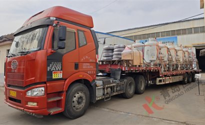 青岛恒林工业集团发河北合创重工两喷两涂生产线第13车