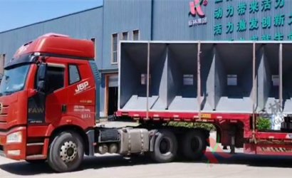 青岛恒林工业集团发湖北三峡泵业树脂砂造型线第2车