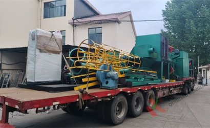 青岛恒林工业集团发青岛自贸区Q6910辊道通过式抛丸清理机