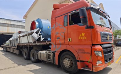 青岛恒林工业集团发三一重工机器人事业部Q37100抛丸清理机第9车；发湖北宜昌三峡泵业树脂砂造型线第6车