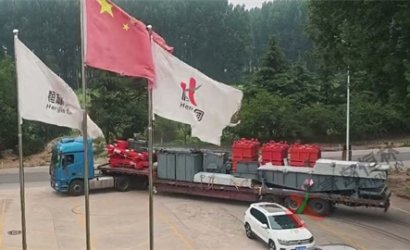 青岛恒林工业集团发河北远大阀门智能化蜡模绿色铸造开放式埋壳浇注线第2车