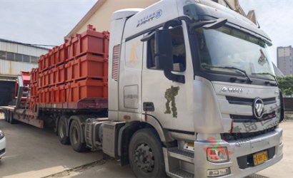 青岛恒林工业集团发河北远大阀门智能化蜡模绿色铸造开放式埋壳浇注线第3车