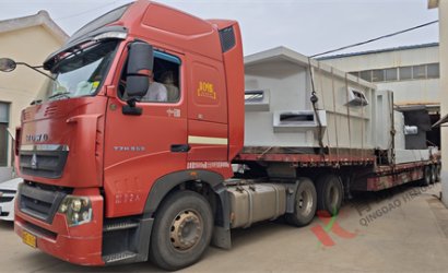 青岛恒林工业集团发德普卡勒（中国）机械有限公司Q37200吊钩通过式涂装线抛丸机第1车