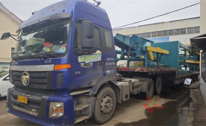 青岛恒林工业集团发山东祥瑞铁模覆砂自动化造型线第4车发货