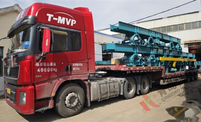 青岛恒林工业集团发山东祥瑞铁模覆砂自动化造型线第6车