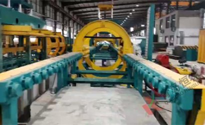 青岛恒林工业集团为山东重汽做的铁模覆砂自动化造型线已安装完成