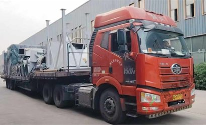 青岛恒林工业集团发河北某公司Q3620台车式抛喷丸清理机第2车