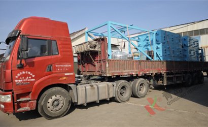 青岛恒林工业集团发山东海诺车桥V法造型线第7车