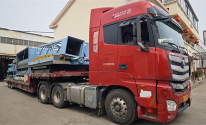 青岛恒林工业集团发中国舞阳钢铁集团公司Q6938辊道通过式中厚板抛丸清理机第3车