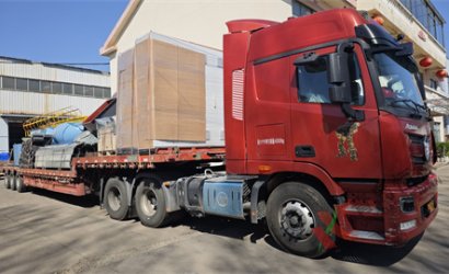 青岛恒林工业集团发中国舞阳钢铁集团公司Q6938辊道通过式中厚板抛丸清理机第5车