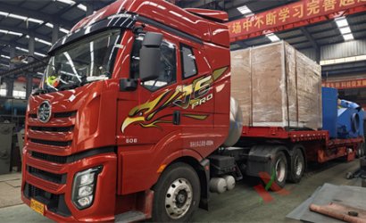青岛恒林工业集团发中国舞阳钢铁集团公司Q6943辊道通过式中厚板抛丸清理机第7车